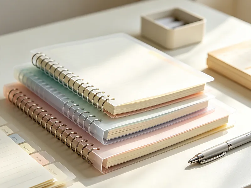 Notebook Loose Leaf Entuk Kawigatosan Global kanggo Solusi Alat Tulis sing Bisa Digunakake maneh lan Bisa Dikustomisasi