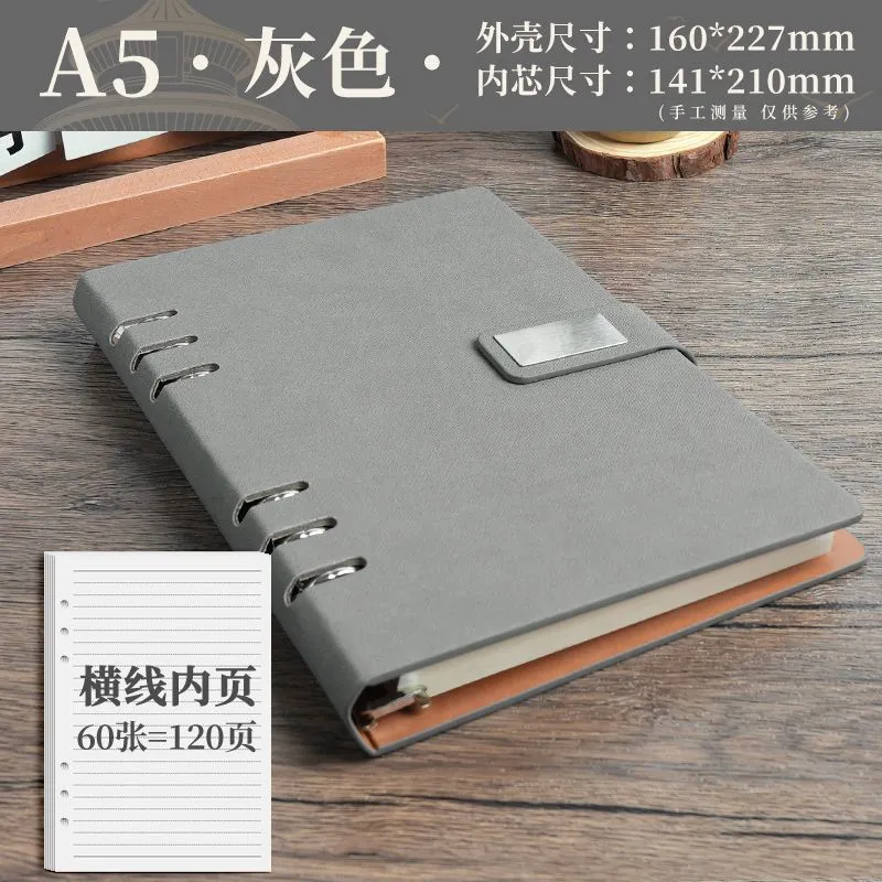 Notebook Planner Loose Leaf sing bisa diisi ulang